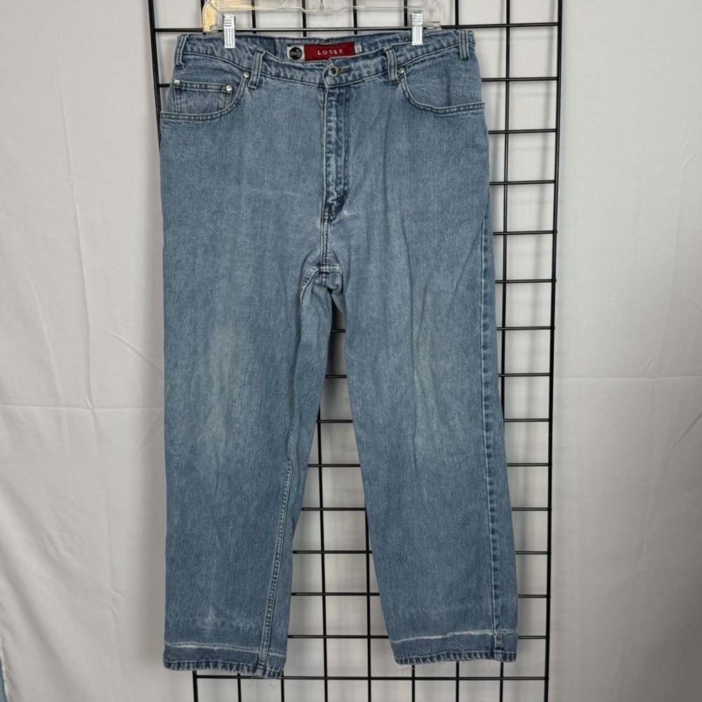Vintage 90s Levi's Silvertab Jeans Mens 36x30 Blue Baggy Fit Skate Grunge Street
